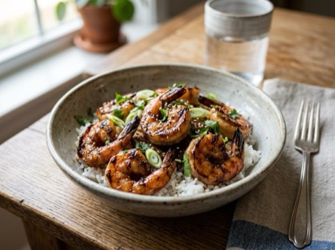 Teriyaki Grilled Shrimp