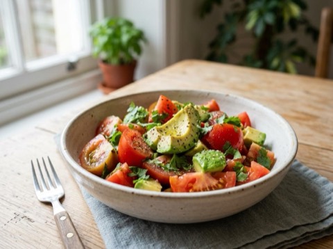 Tomato and Avocado Salad