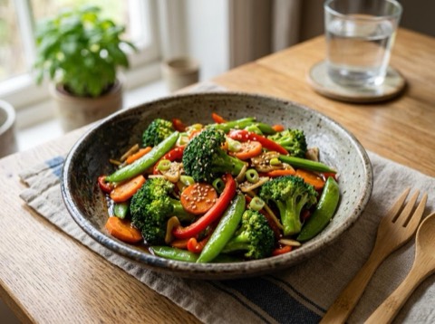 Vegan Chinese Vegetable Stir-Fry